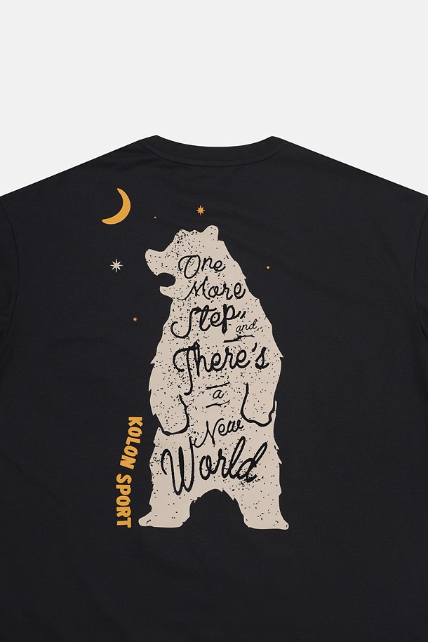 코오롱스포츠-의류 상의-남녀공용 GO WILD 그래픽 라운드넥 반팔 티셔츠