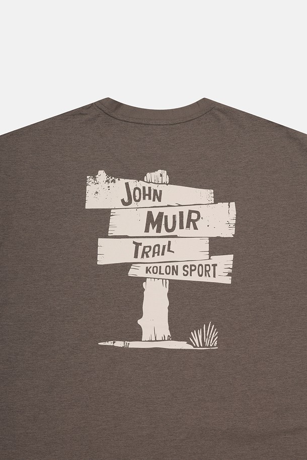 코오롱스포츠-의류 상의-남녀공용 GO WILD 그래픽 라운드넥 반팔 티셔츠