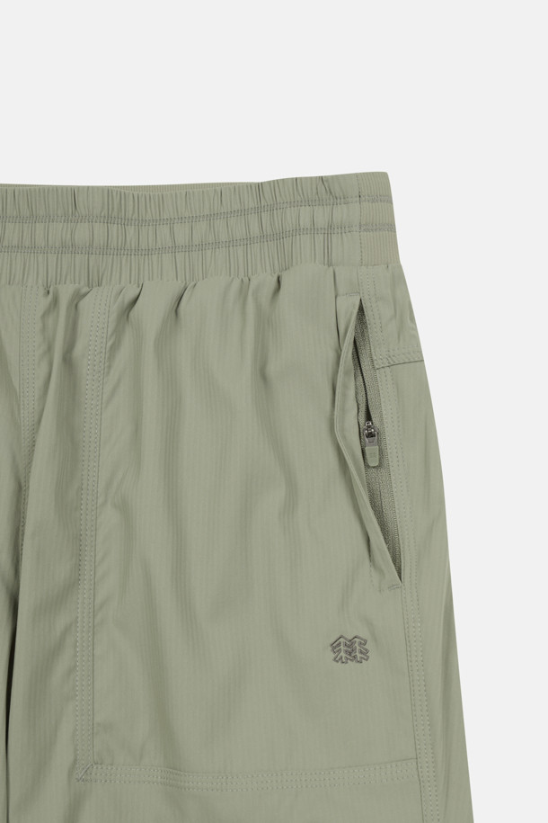 코오롱스포츠-의류 하의-여성 레귤러핏 퍼커링 팬츠