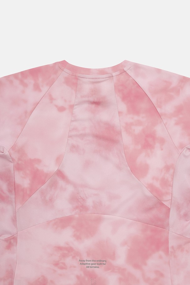 코오롱스포츠-의류 상의-[TRAIL] 여성 프린트 라운드넥 반팔 티셔츠