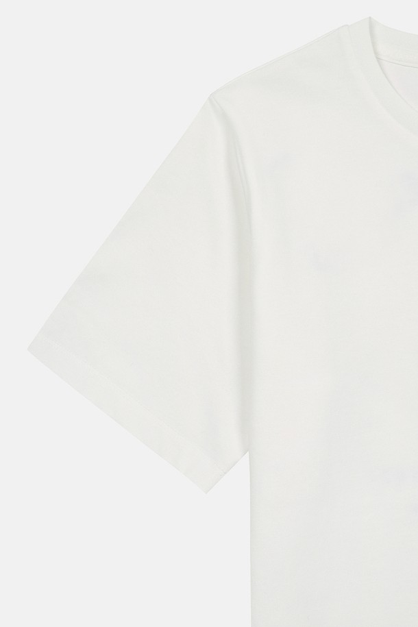 코오롱스포츠-의류 상의-여성 모스플렉스 소로나 크롭 그래픽 라운드넥 반팔 티셔츠