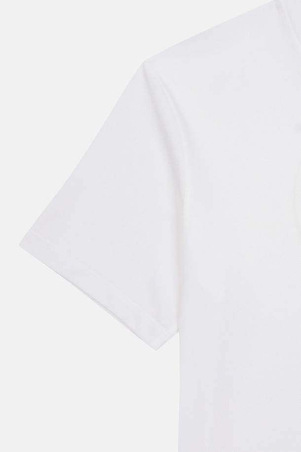 코오롱스포츠-의류 상의-HERO 남녀공용 폴라텍 그래픽 반팔 라운드 티셔츠