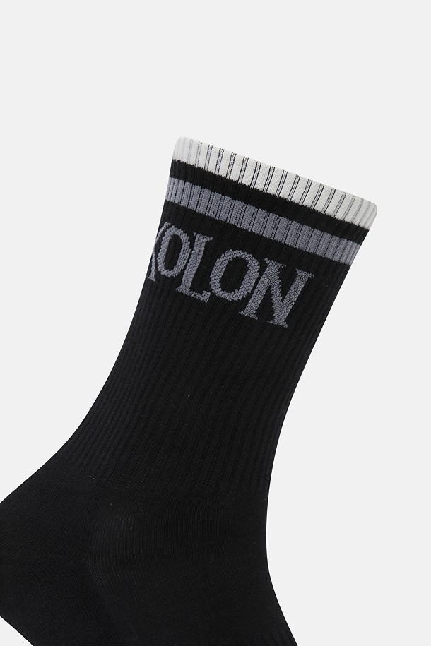 코오롱스포츠-용품 양말-남녀공용 레트로 크루 삭스