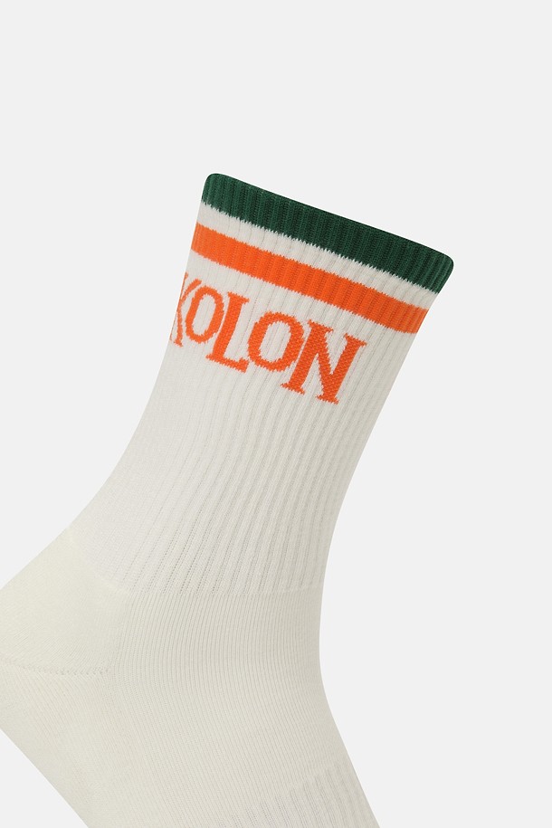 코오롱스포츠-용품 양말-남녀공용 레트로 크루 삭스