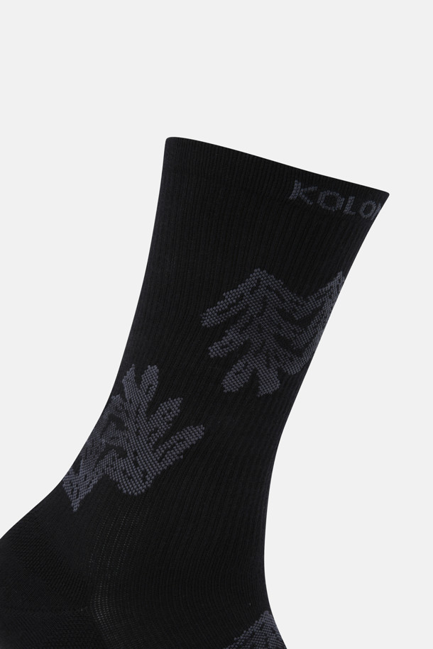 코오롱스포츠-용품 양말-남녀공용 상록수 그래픽 크루 삭스