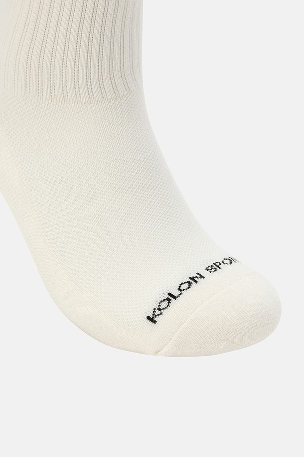 코오롱스포츠-용품 양말-[Seoul Exclusive] 남녀공용 자수 크루 삭스