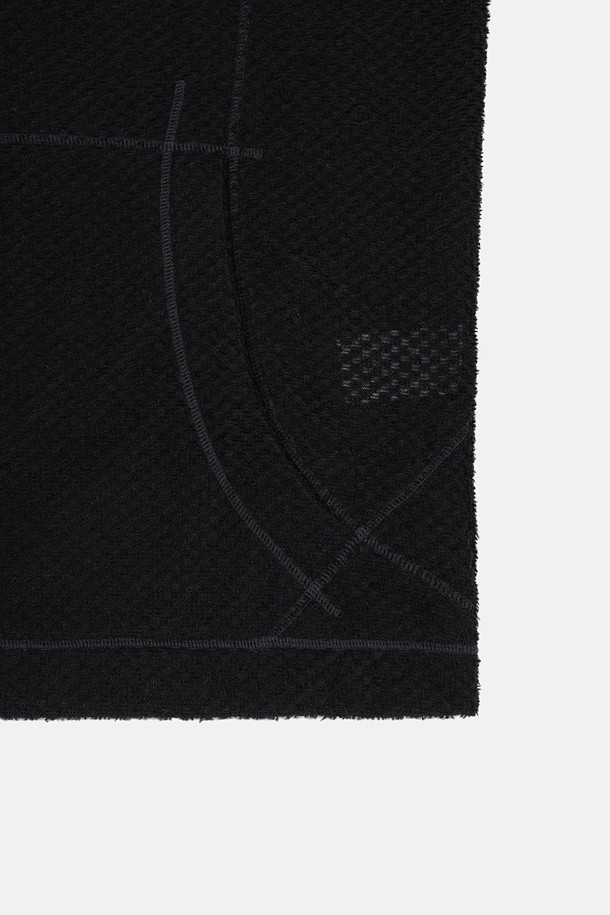 코오롱스포츠-의류 상의-[KS X Jiyongkim] 플리스 후드 집업 티셔츠