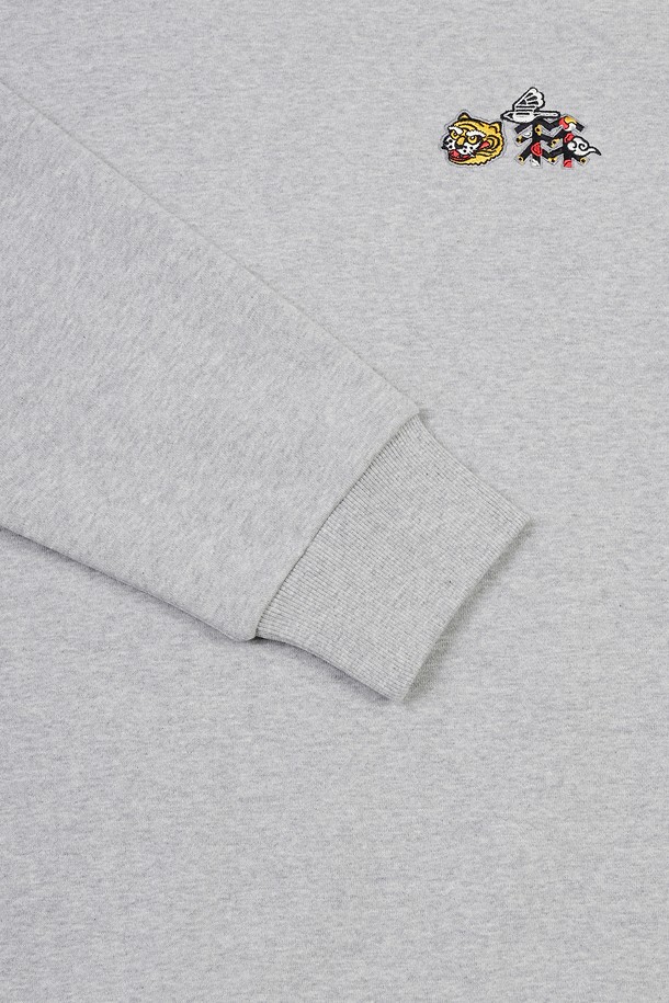 코오롱스포츠-의류 상의-[Seoul Exclusive] 남녀공용 스웻 그래픽 라운드넥 맨투맨