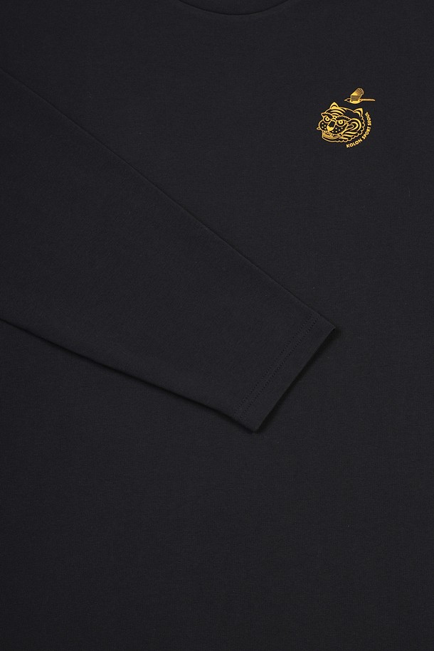 코오롱스포츠-의류 상의-[Seoul Exclusive] 남녀공용 그래픽 라운드넥 긴팔 티셔츠