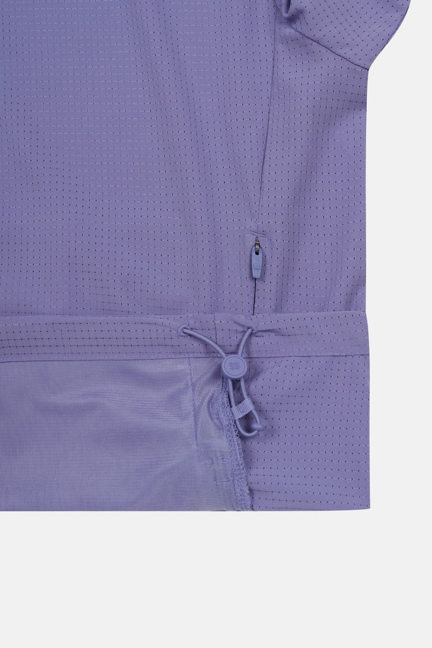 코오롱스포츠-컬렉션 백패킹-여성 에어도트 후드 긴팔 티셔츠