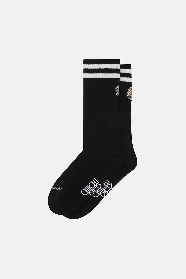 코오롱스포츠-용품 양말-[Seoul Exclusive] 남녀공용 자수 크루 삭스