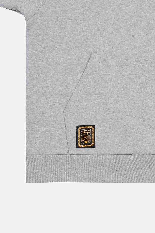 코오롱스포츠-의류 상의-[Seoul Exclusive] 남녀공용 스웻 그래픽 후드 긴팔 티셔츠