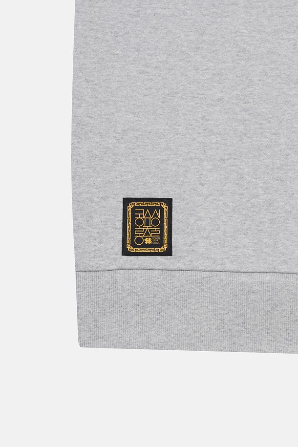 코오롱스포츠-의류 상의-[Seoul Exclusive] 남녀공용 스웻 그래픽 라운드넥 맨투맨