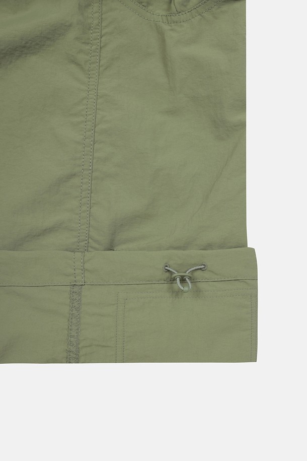 코오롱스포츠-의류 상의-남성 우븐 라운드넥 반팔 티셔츠