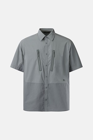 남성 하이브리드 반팔 셔츠