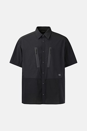 남성 하이브리드 반팔 셔츠