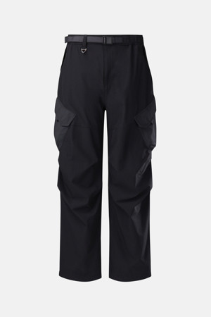 남성 나일론 와이드핏 카고 팬츠