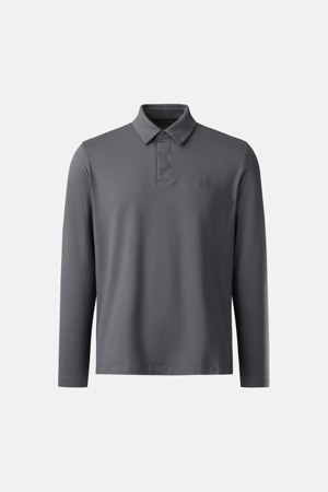 남성 소프트필 폴로 긴팔 티셔츠