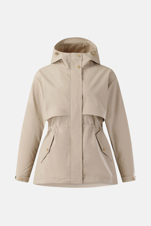 여성 중기장 후드 재킷