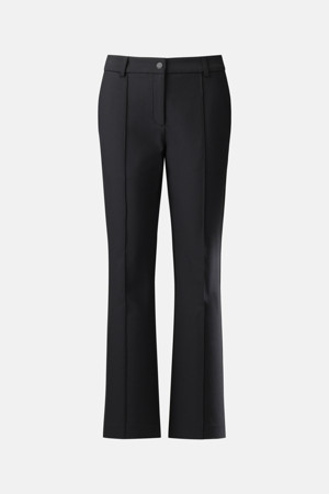 여성 부츠컷 우븐 팬츠