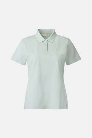 여성 모스드라이 베이직 폴로 반팔 티셔츠