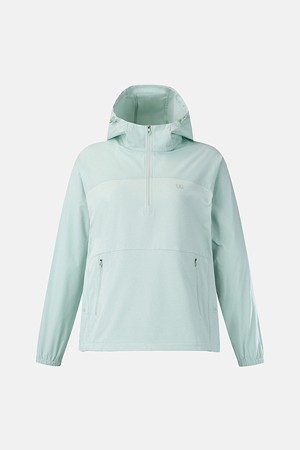 여성 하이브리드 후드 티셔츠