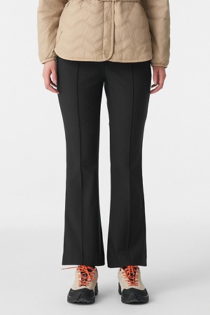 여성 부츠컷 우븐 팬츠