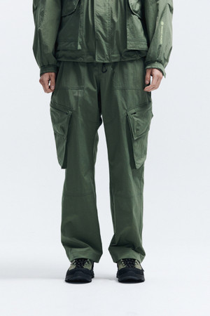 WM 남녀공용 립스탑 피싱 유틸리티 팬츠_KHAKI-a