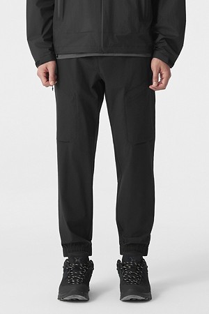 남성 우븐 조거핏 카고 팬츠