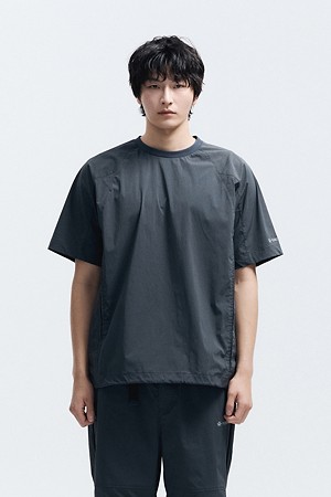 WM 남녀공용 냉감 벤틸레이션 반팔 티셔츠_GREY-a