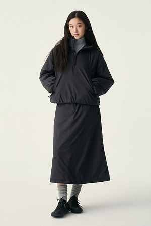 [Warm Daypack] 여성 패딩 미디 스커트 (SET-UP)