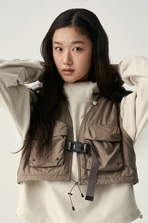[Warm Daypack] 여성 멀티포켓 베스트