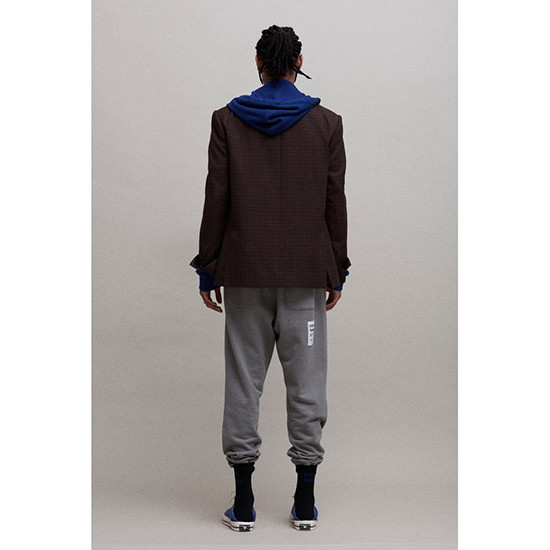 럭키마르쉐(LUCKYMARCHE) LM 로고 져지 트랙팬츠_LQPNW20130GYX