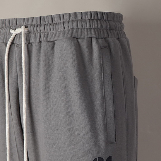 럭키마르쉐(LUCKYMARCHE) LM 로고 져지 트랙팬츠_LQPNW20130GYX