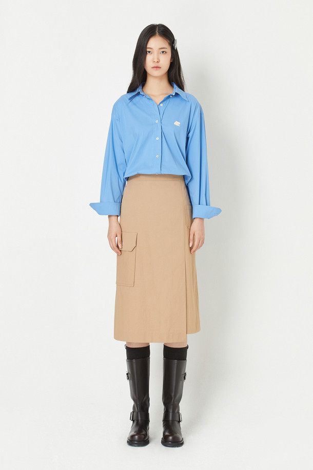 LUCKY CHOUETTE - 스커트/팬츠 - A-line Midi Skirt