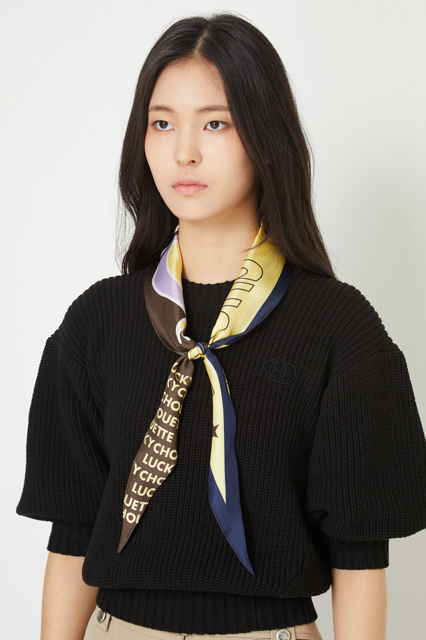 LUCKY CHOUETTE - 스카프/머플러 - Lucky Chouette Printing Petie Scarf  