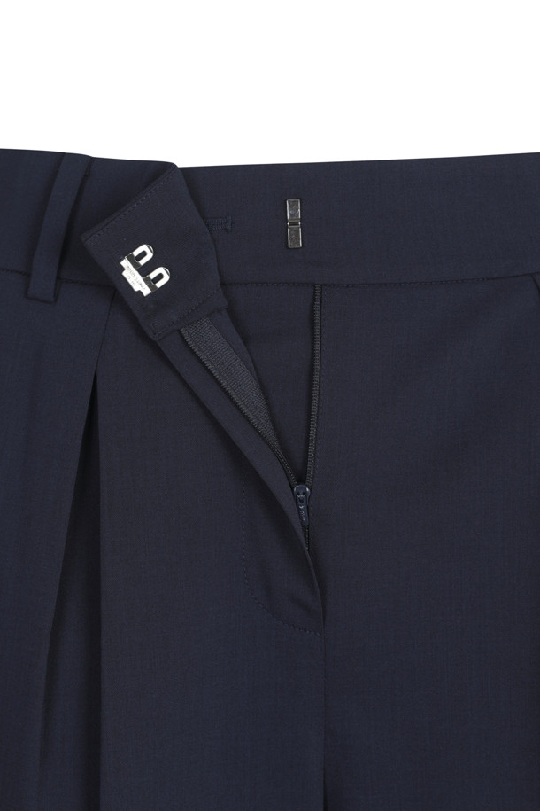 LUCKY CHOUETTE - 스커트/팬츠 - Poly Baggy Fit Back Banding  Pants