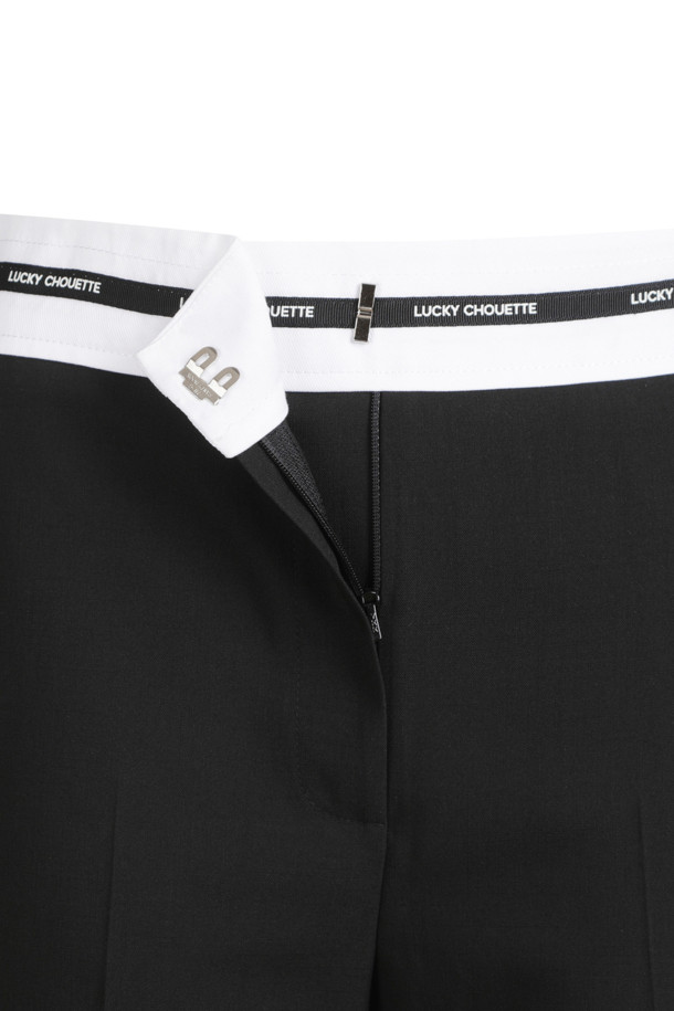 LUCKY CHOUETTE - 스커트/팬츠 - Waist Point Straight Fit Pants