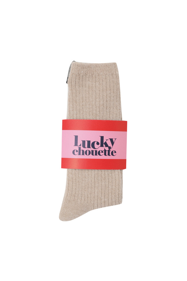 LUCKY CHOUETTE - 양말 - Label Point Alpaca Socks