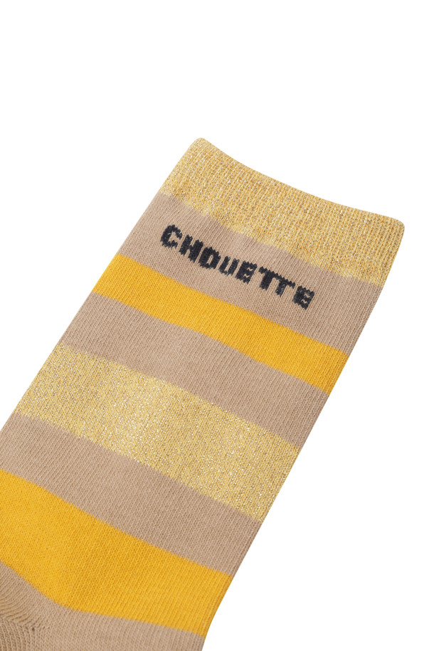 LUCKY CHOUETTE - 양말 - Two Tone Metal Stripe Socks