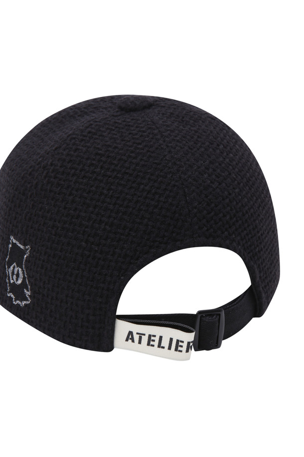 LUCKY CHOUETTE - 모자 - [Atelier] Emblem Tweed Ball Cap