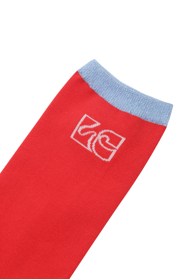 LUCKY CHOUETTE - 양말 - Star Logo Emblem Point Socks 