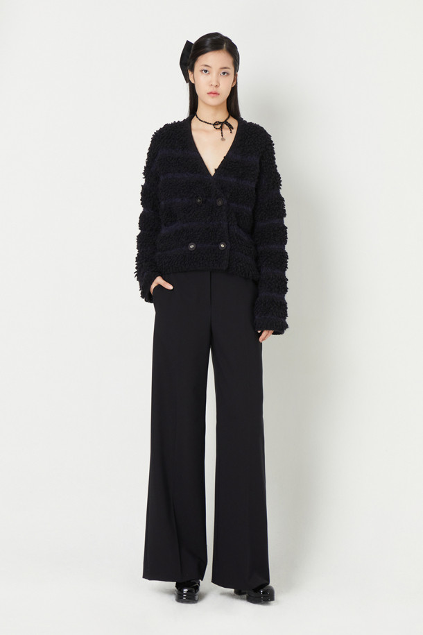 LUCKY CHOUETTE - 스커트/팬츠 - [Atelier] Double Waist Band Wide Pants (Solid)