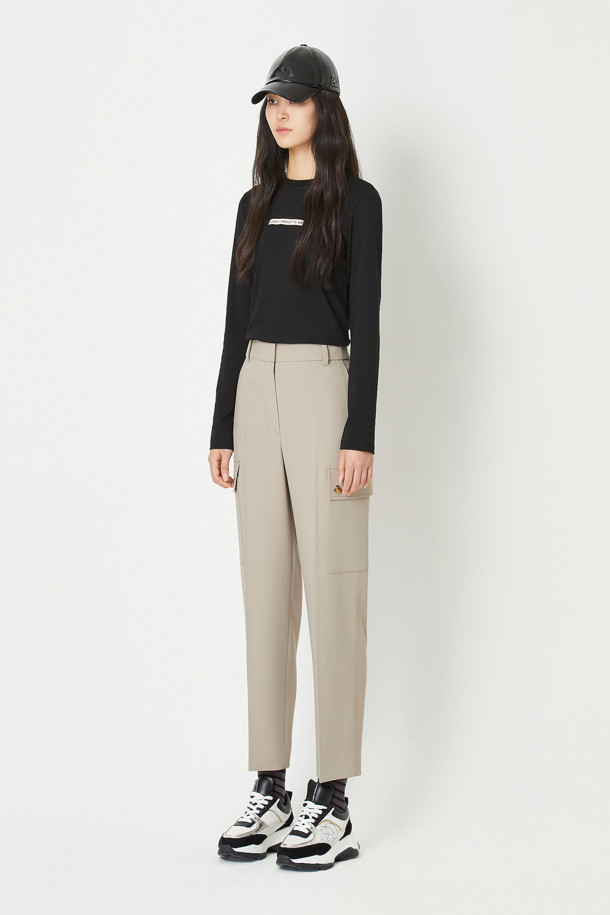 LUCKY CHOUETTE - 스커트/팬츠 - Out Pocket Machine Wrinkle Pants