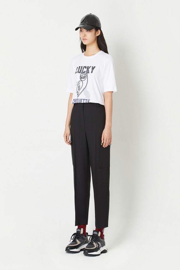 LUCKY CHOUETTE - 스커트/팬츠 - Out Pocket Machine Wrinkle Pants