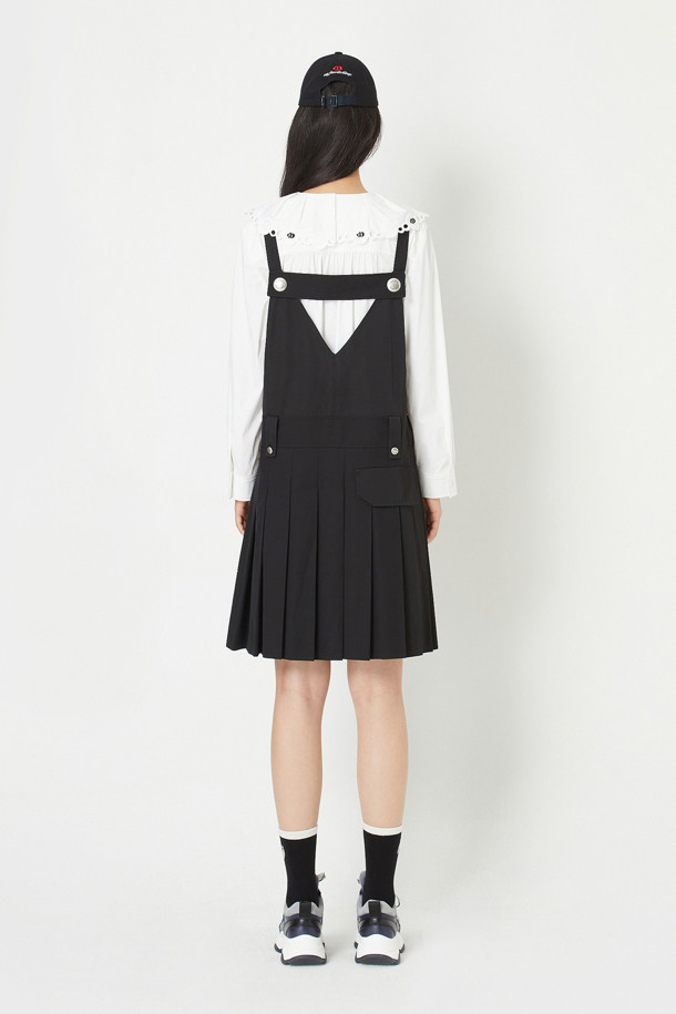 LUCKY CHOUETTE - 원피스 - Hem Pleats Sleeveless Mini Dress