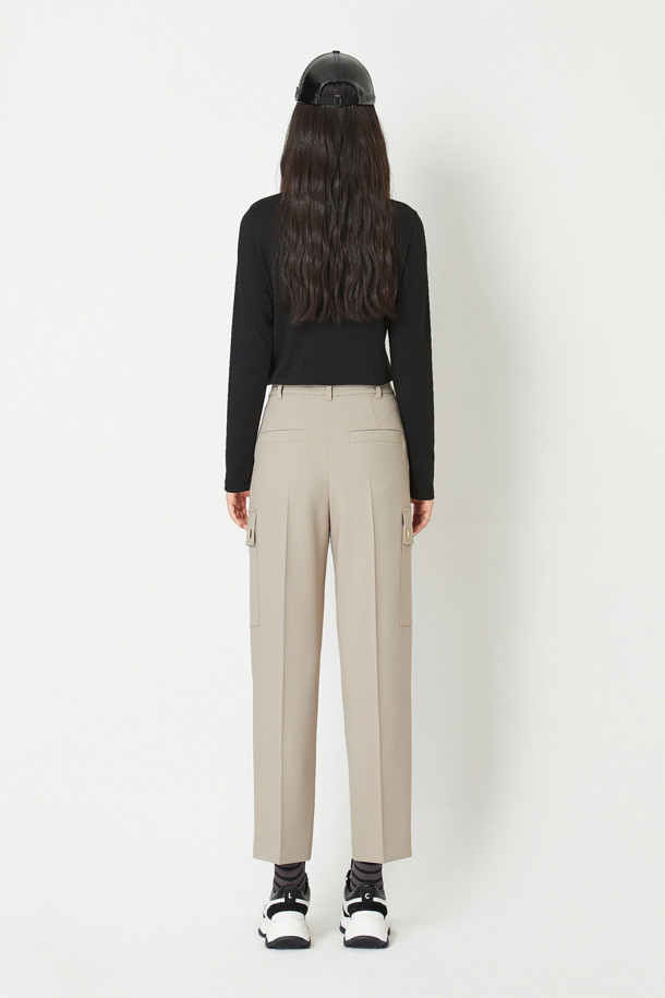 LUCKY CHOUETTE - 스커트/팬츠 - Out Pocket Machine Wrinkle Pants