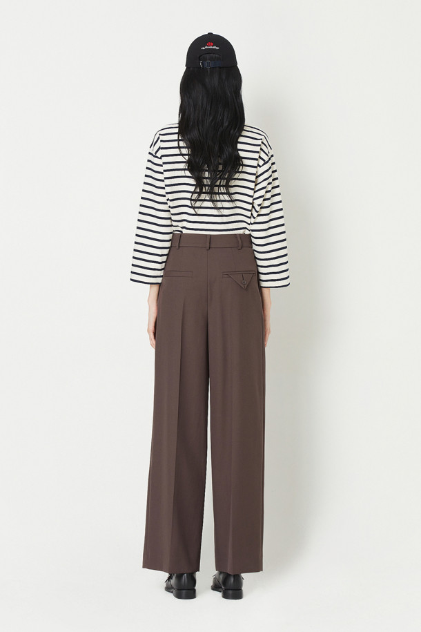 LUCKY CHOUETTE - 스커트/팬츠 - Wide Crease Pants