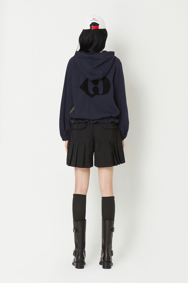 LUCKY CHOUETTE - 블라우스/셔츠 - Jersey Mix Hooded Blouse