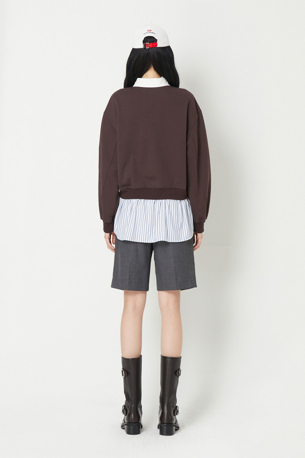 LUCKY CHOUETTE - 티셔츠 - Stripe Color Block Sweatshirt